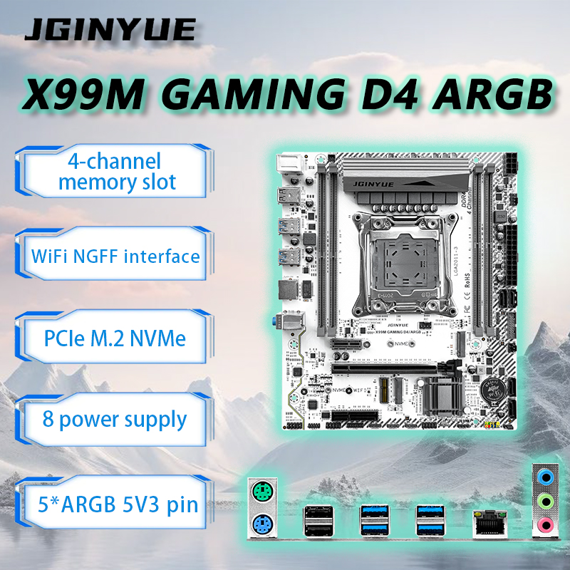 128Gb Ddr4 Ecc Lrdimm 3200Mhz - Placa-mãe JGINYUE X99 LGA2011-3 M-ATX para