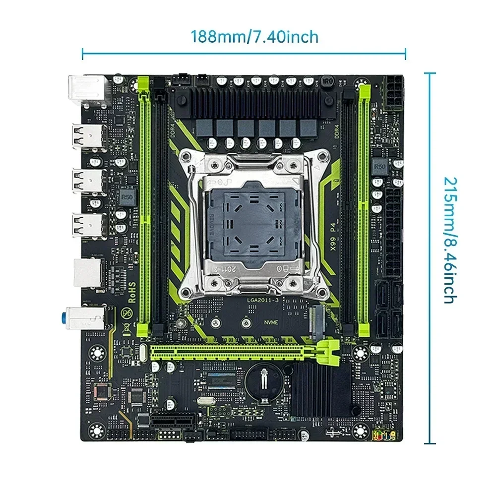 Placa-Mãe SOYO X99 com CPU Xeo - 128Gb Ddr4 Ecc Lrdimm 3200Mhz avaliação e preço